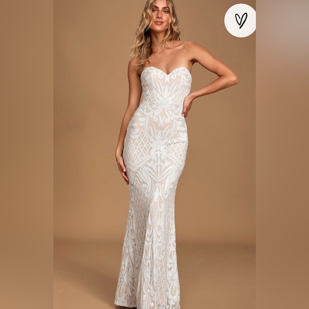 Lulus mermaid wedding dress